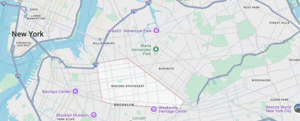 Locations We Service in Bedford-Stuyvesant