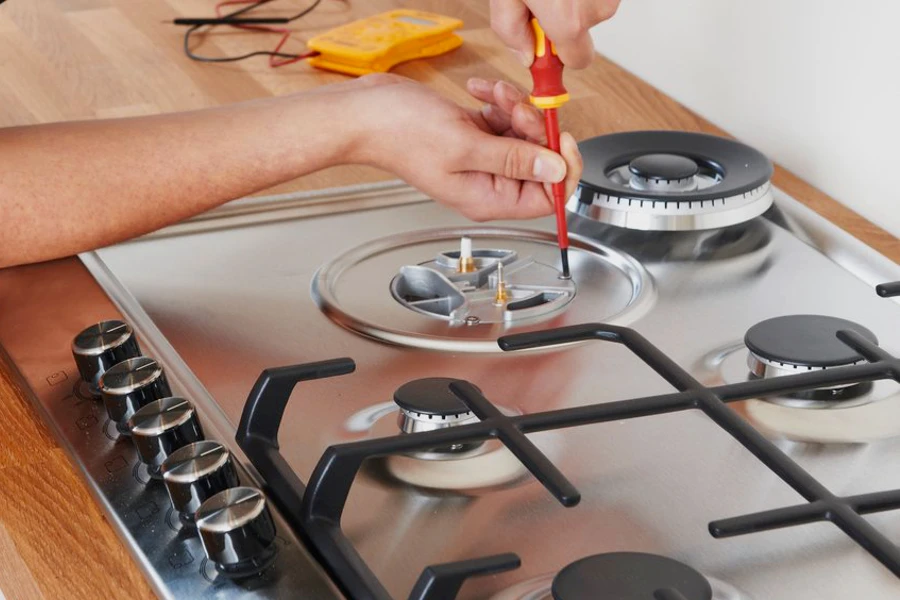 Stove installation in Brooklyn